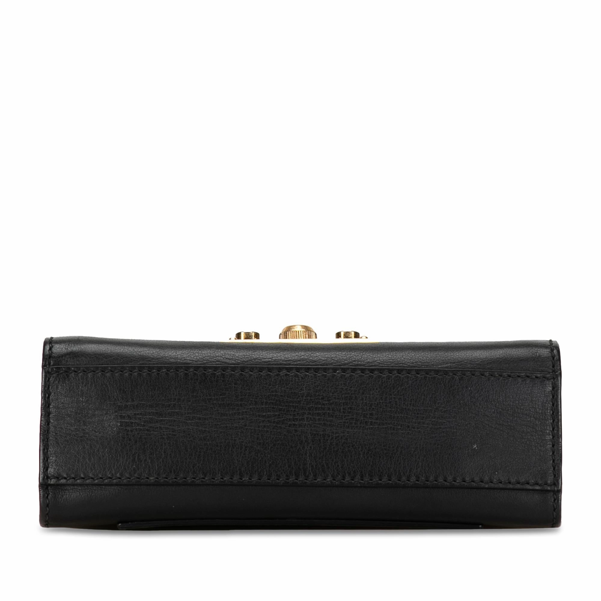 Gucci Small Leather Padlock Crossbody Bag (SHG-QBobEP)