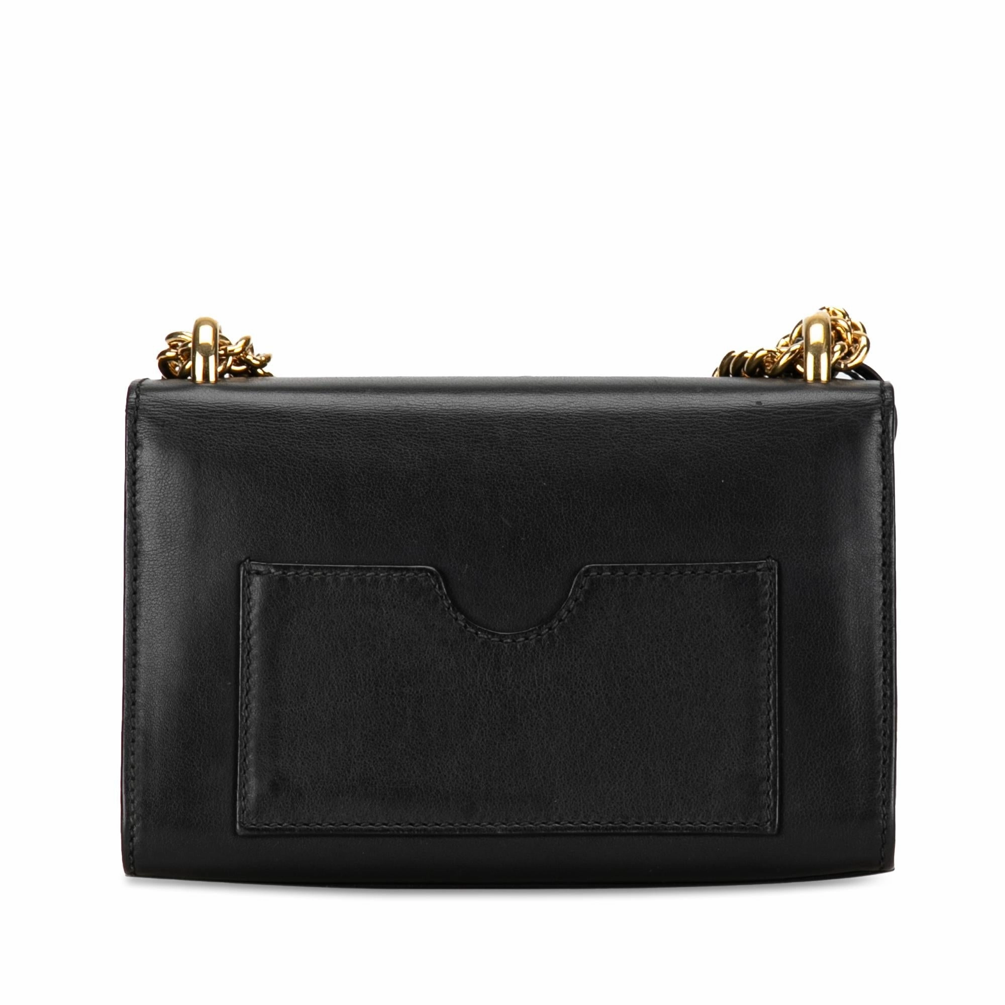 Gucci Small Leather Padlock Crossbody Bag (SHG-QBobEP)