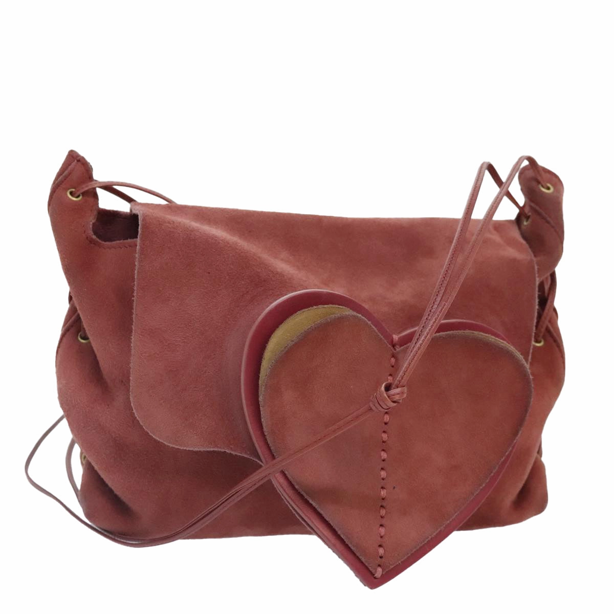 Gucci  Suede Shoulder Bag