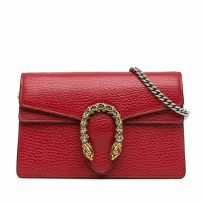Gucci Super Mini Dionysus Leather Crossbody Bag (SHG-TExsMz)