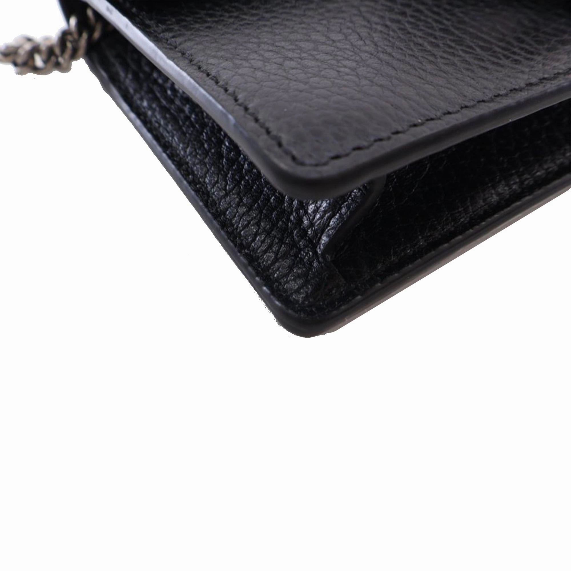 Gucci Super Mini Dionysus Leather Crossbody Bag (SHG-vzCgCv)