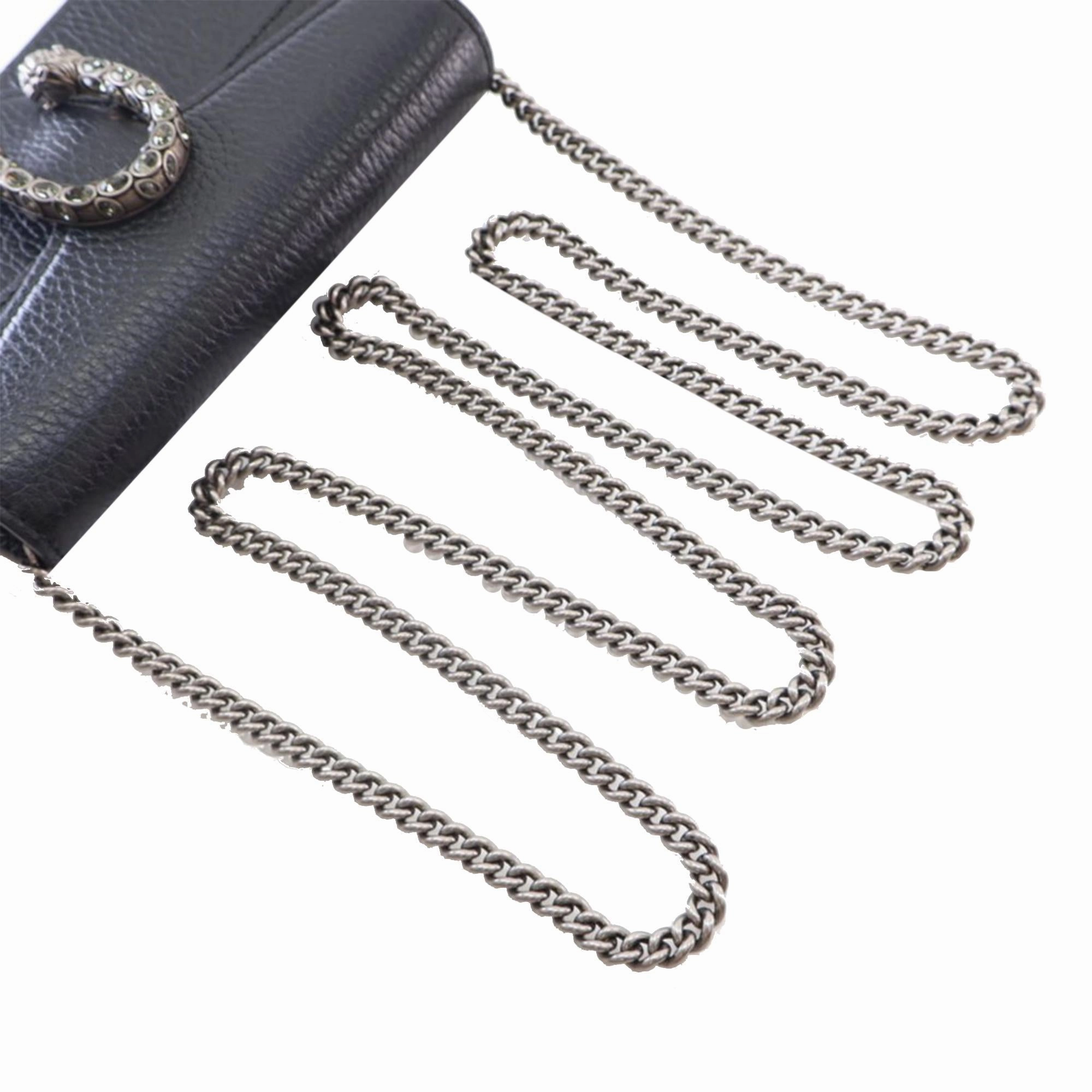 Gucci Super Mini Dionysus Leather Crossbody Bag (SHG-vzCgCv)