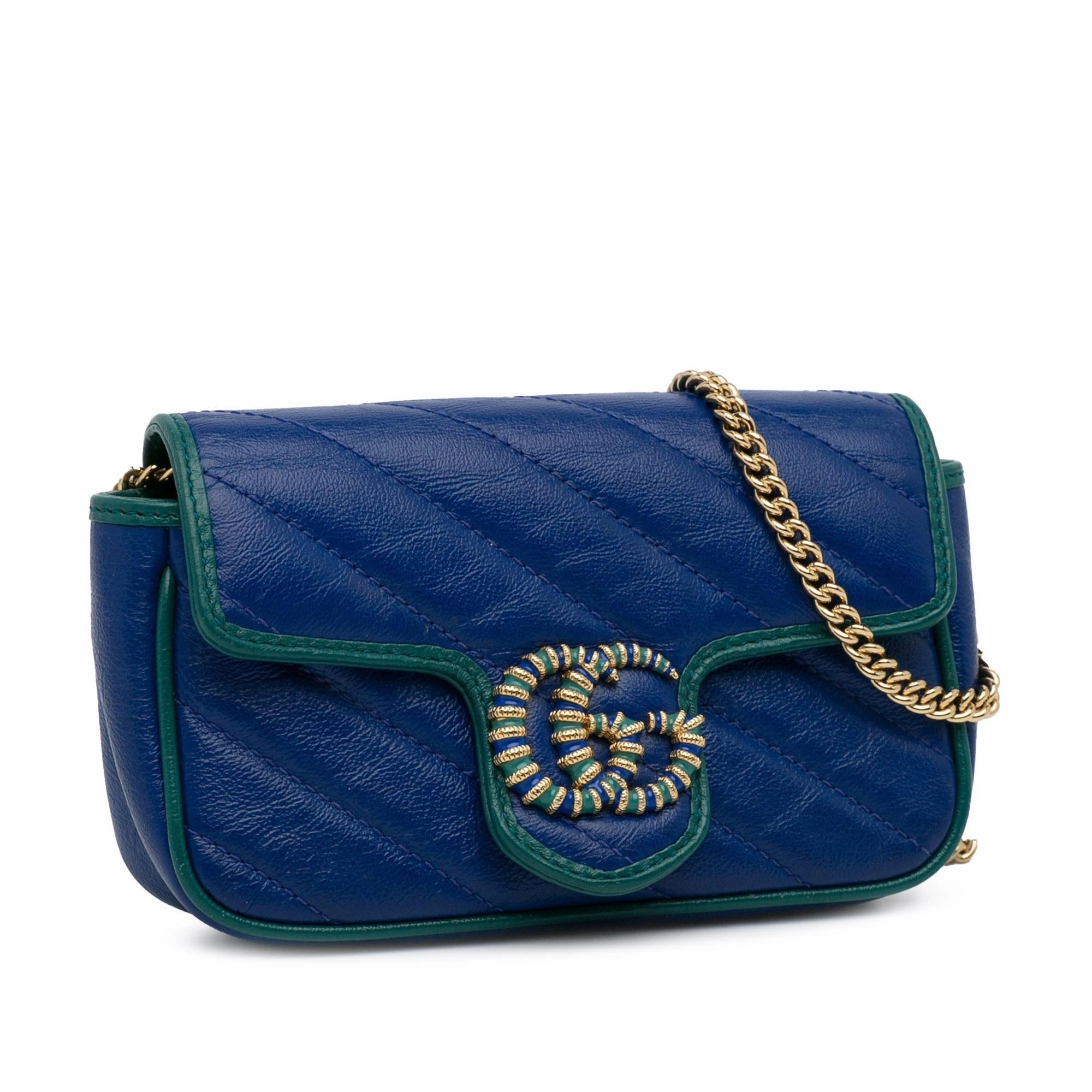 Gucci Super Mini GG Marmont Torchon Crossbody Bag (SHG-Bsqzq6)