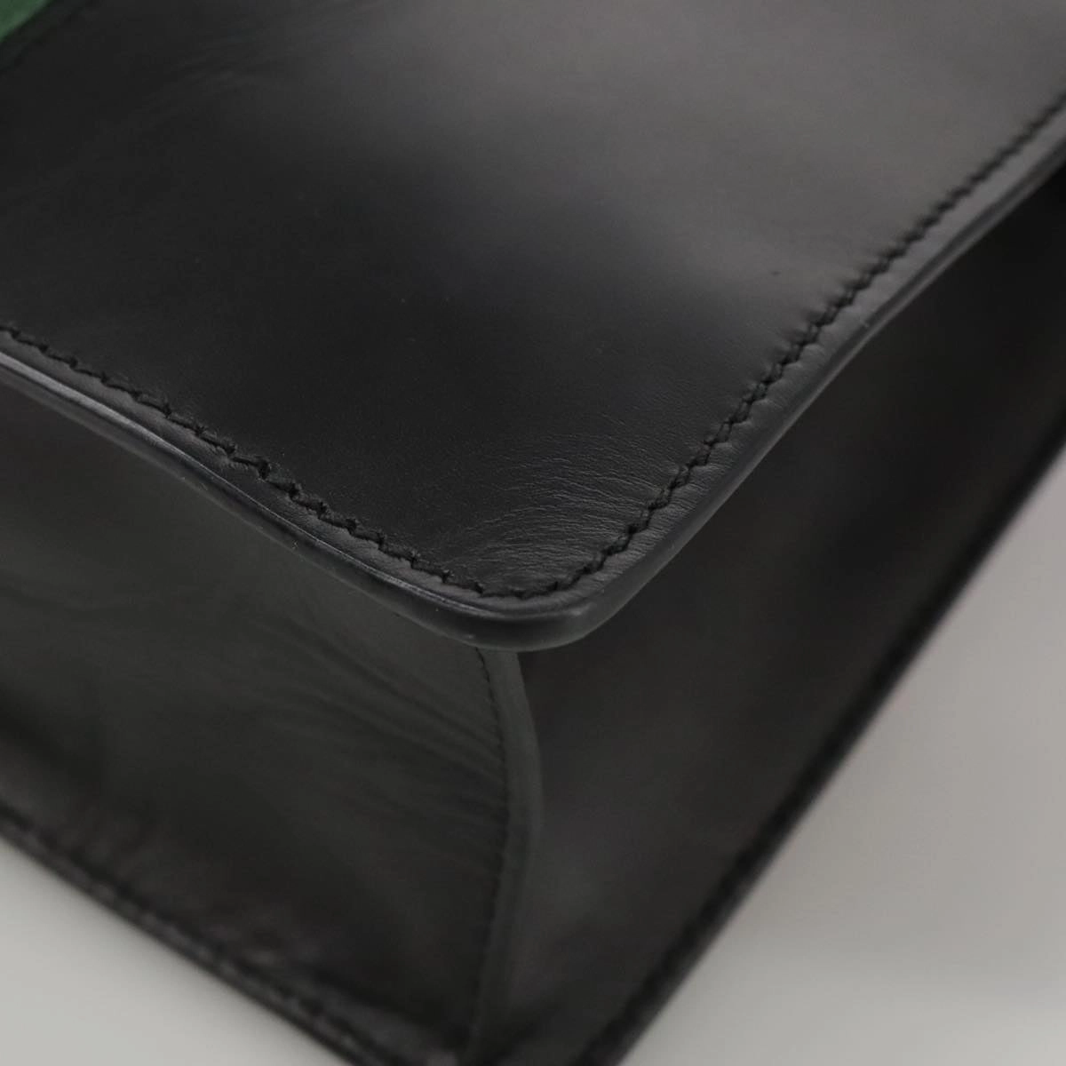 Gucci Sylvie Black Leather Shoulder Bag ()