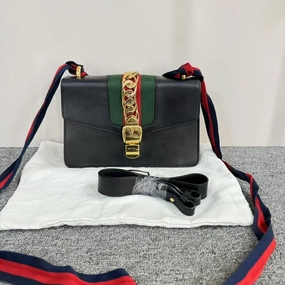 Gucci Sylvie Black Shoulder Bag