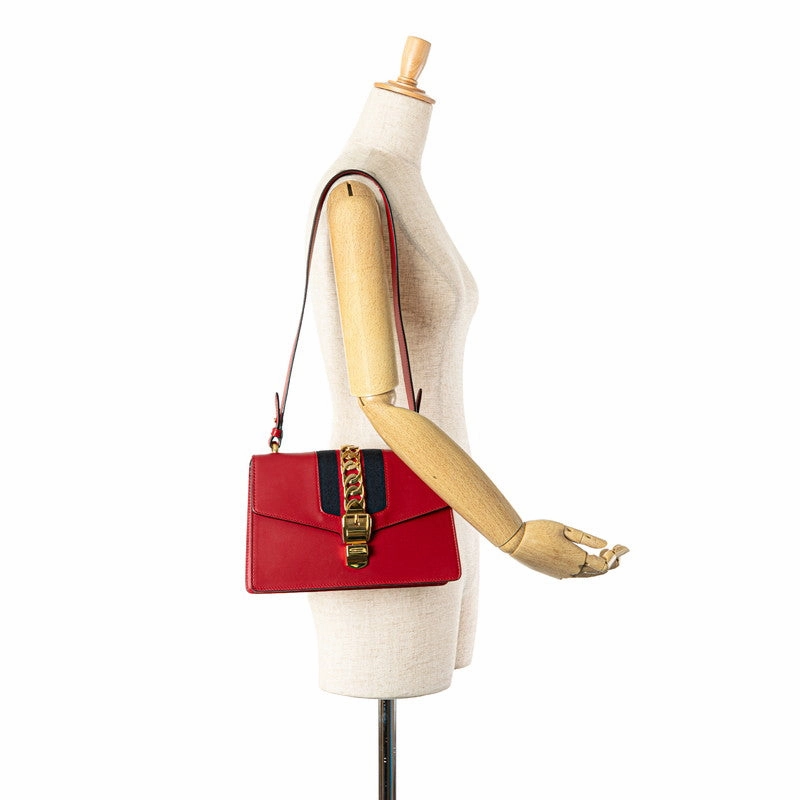 Gucci Sylvie Leather Shoulder Bag 421882