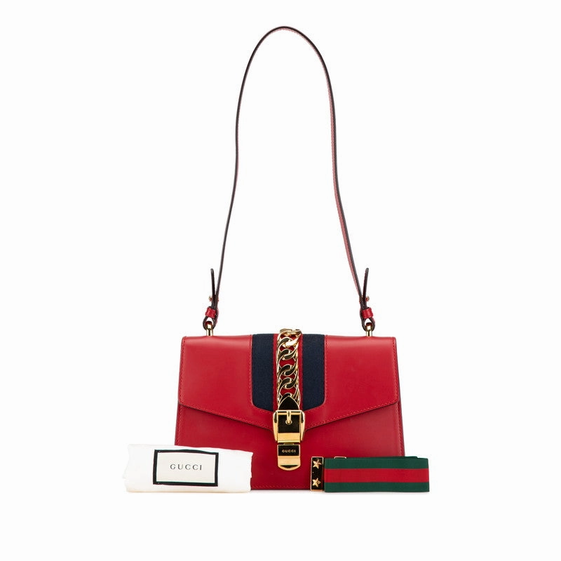 Gucci Sylvie Leather Shoulder Bag 421882
