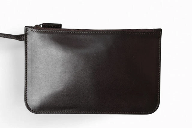 Gucci Vintage Leather Shoulder Bag Dark Brown