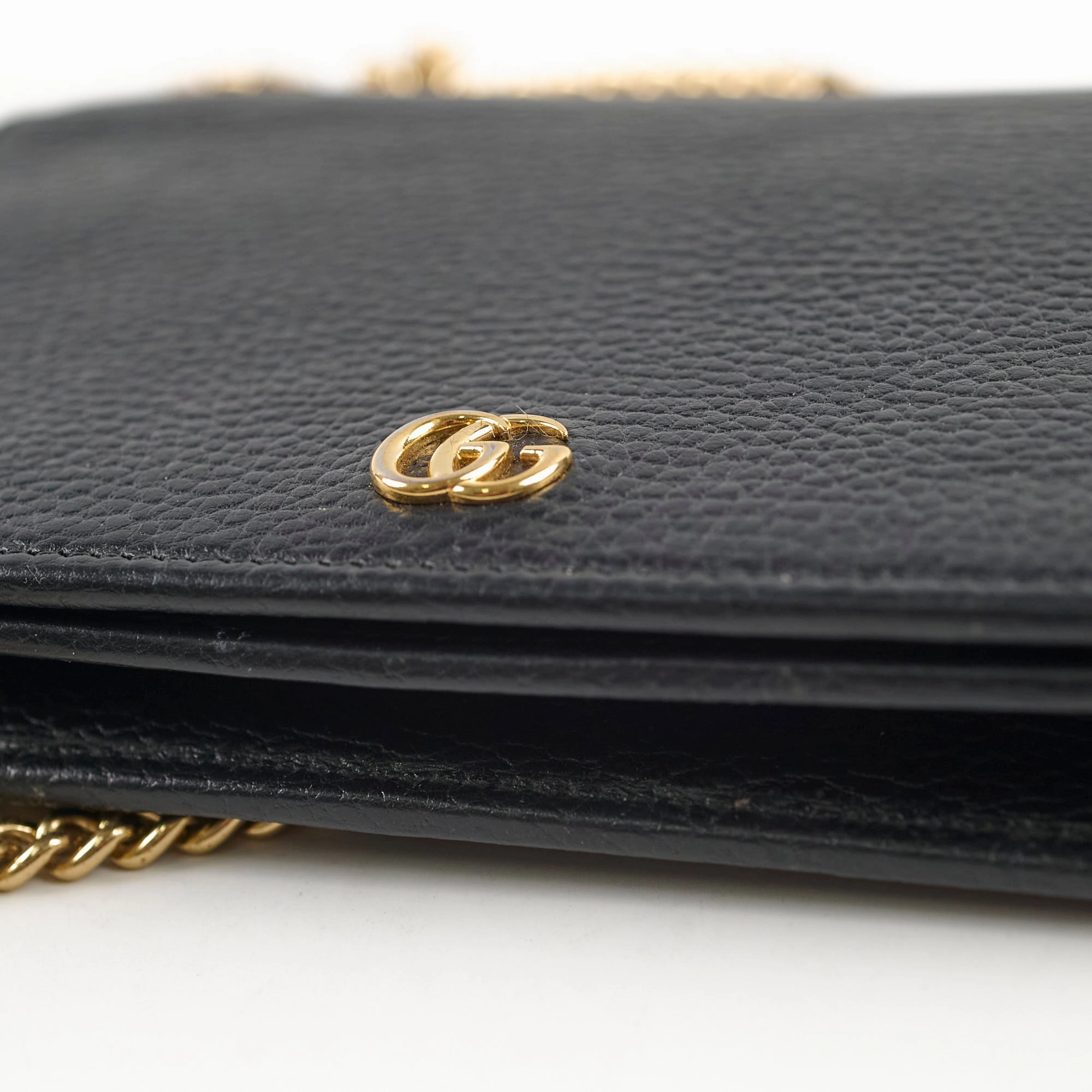 Gucci Wallet On Chain Black