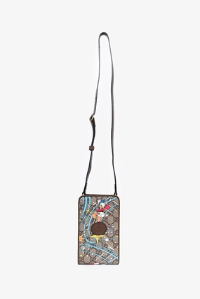 Gucci x Disney Donald Duck Phone holder Crossbody