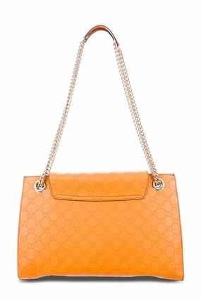 Guccissima Large Emily Chain Shoulder Bag Amber