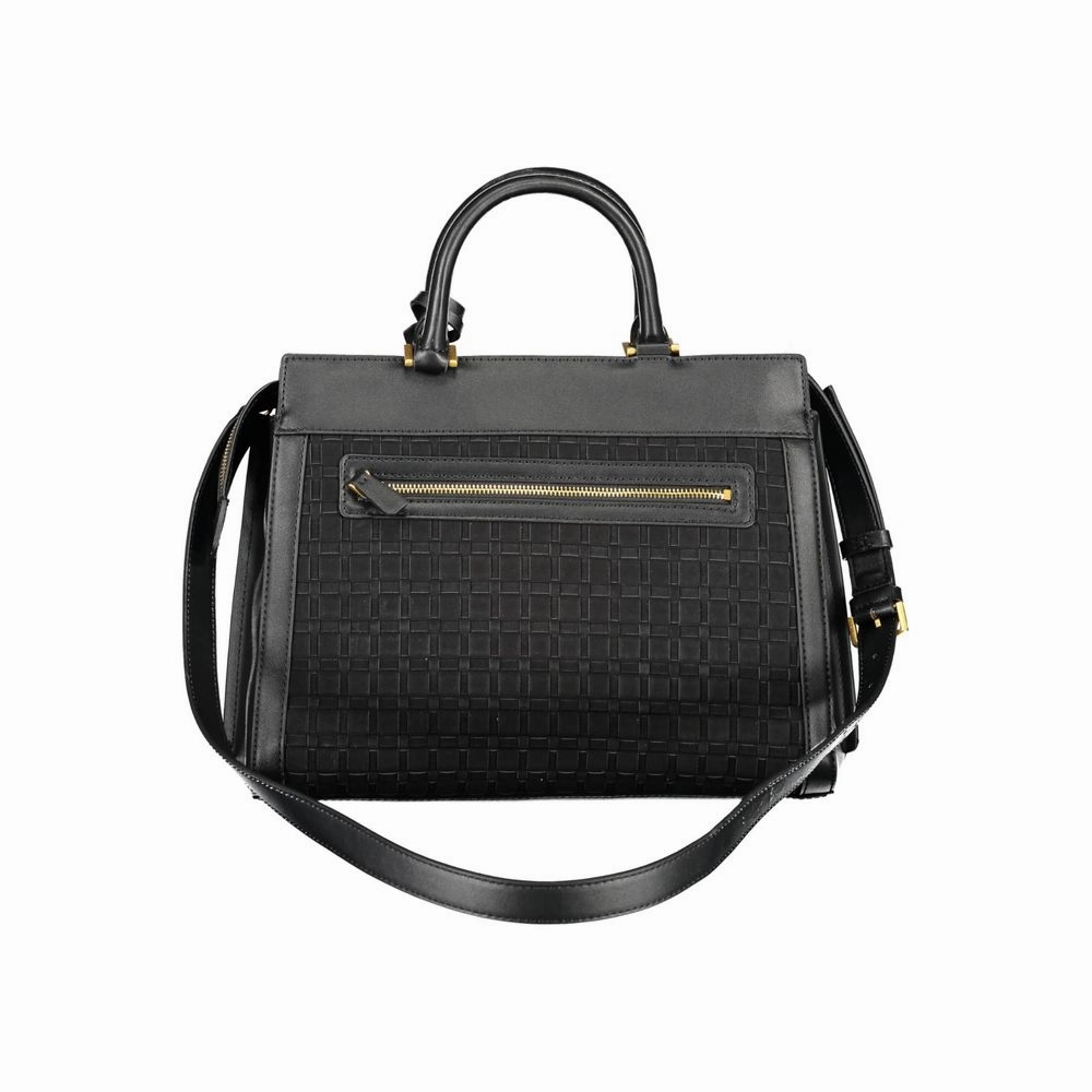 Guess Jeans Black Polyethylene Handbag
