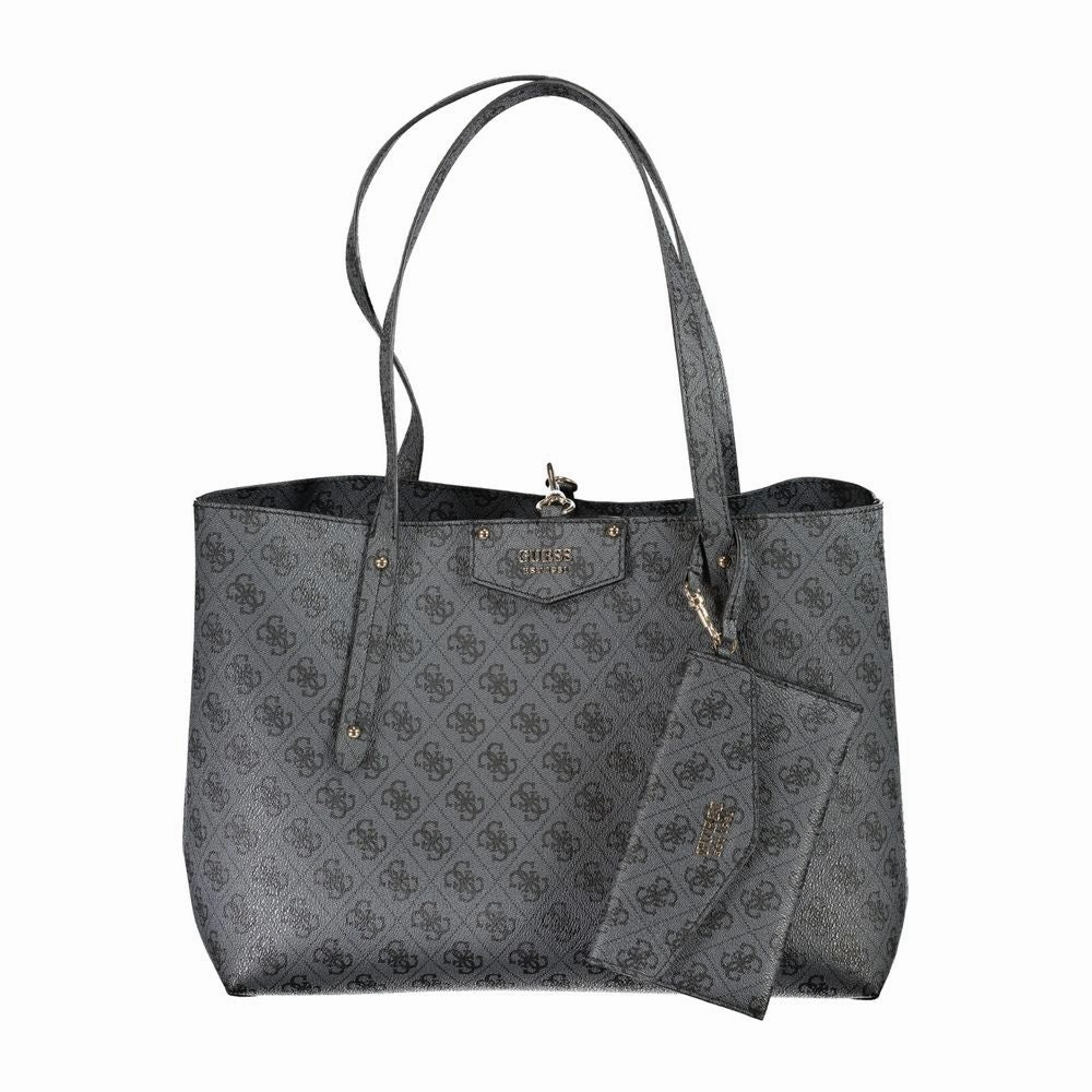 Guess Jeans Black Polyethylene Handbag