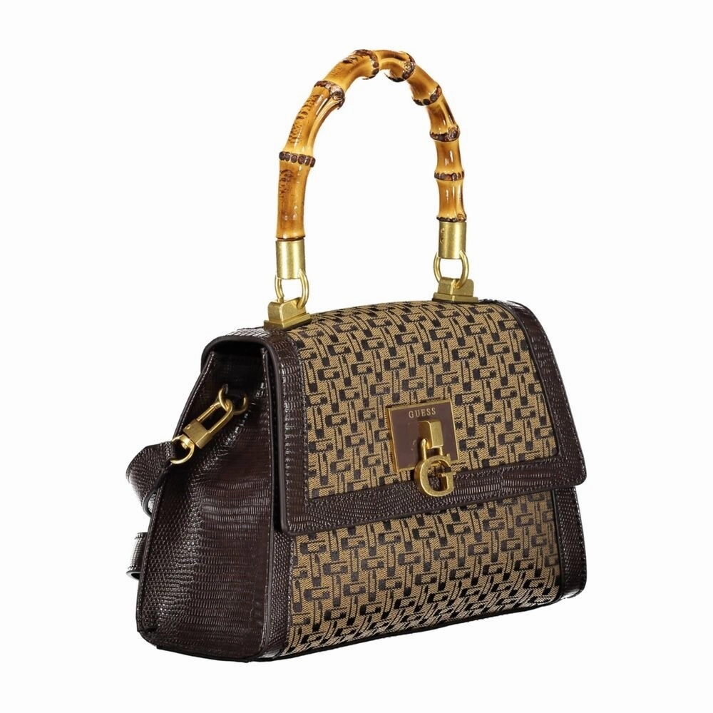 Guess Jeans Brown Cotton Women's Handbag