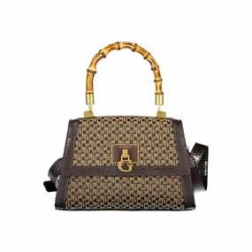 Guess Jeans Brown Cotton Women's Handbag