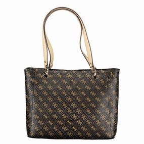 Guess Jeans Brown Polyethylene Women's Handbag
