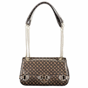 Guess Jeans Brown Polyethylene Women's Handbag