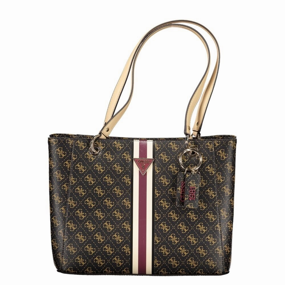 Guess Jeans Brown Polyethylene Women's Handbag