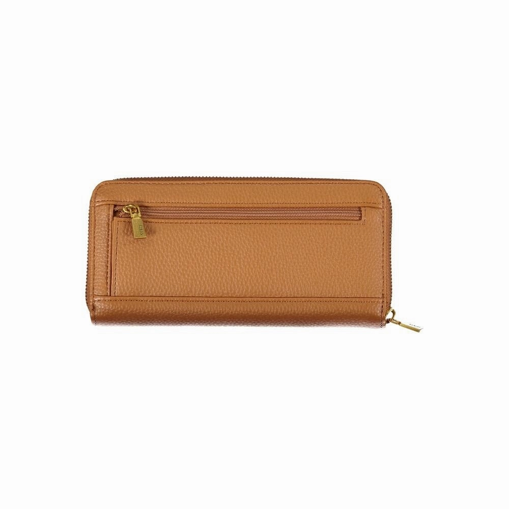 Guess Jeans Chic Brown Multipocket Women's Wallet