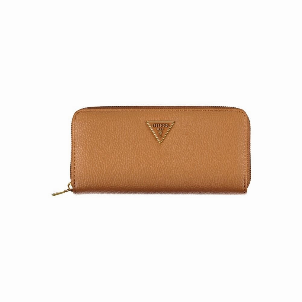 Guess Jeans Chic Brown Multipocket Women's Wallet