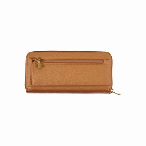 Guess Jeans Chic Brown Multipocket Women's Wallet