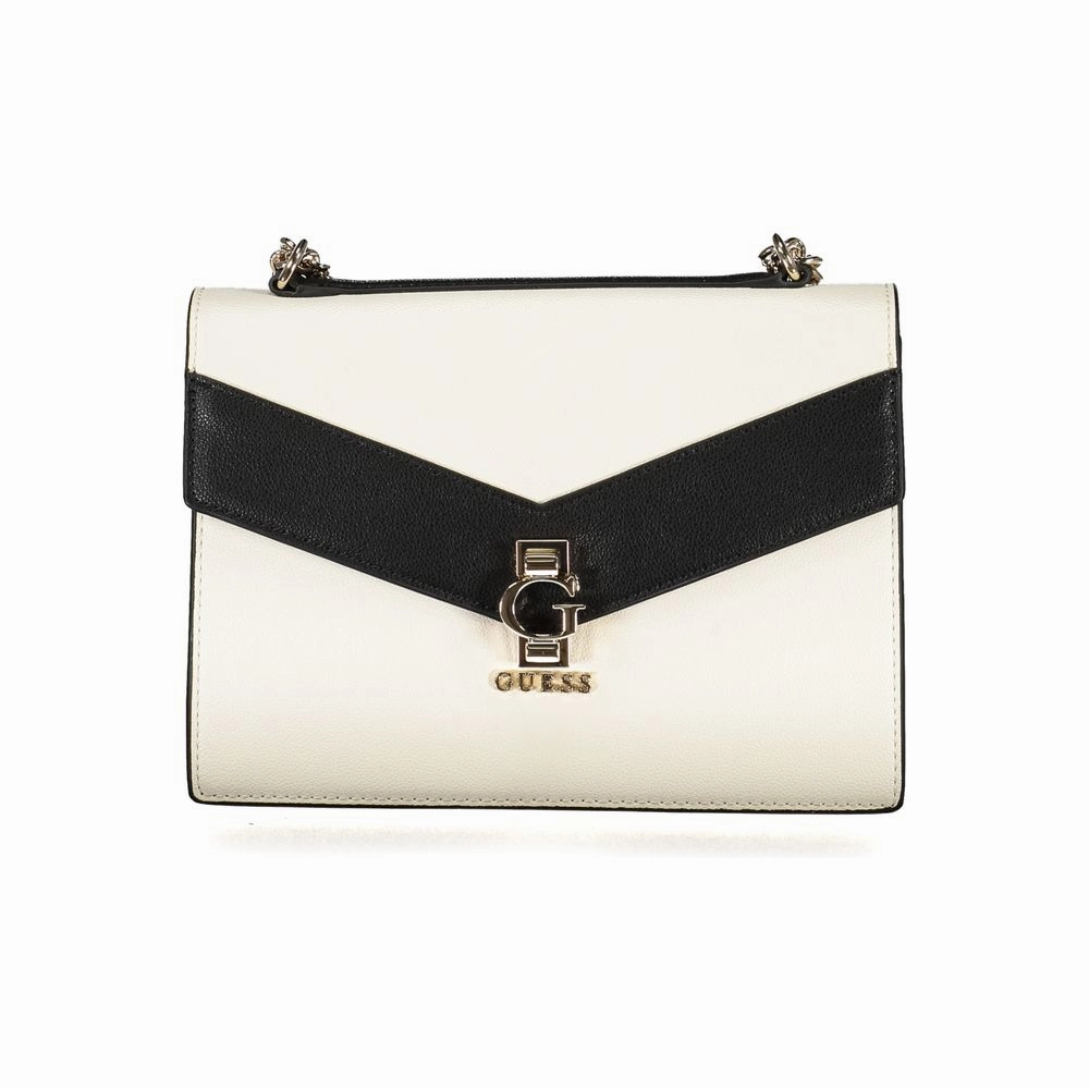 Guess Jeans White Polyethylene Handbag