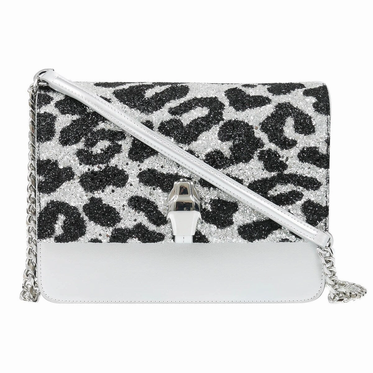 GWLPCF G25 Milano Rmx 00 Silver/ Black Large Shoulder Bag for womens