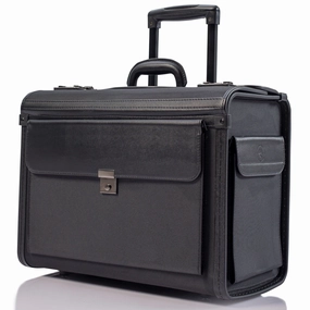 Hammer Anvil 19 Wheeled Briefcase Rolling Case Sales Sample Pilot Lawyer Attache - One Size