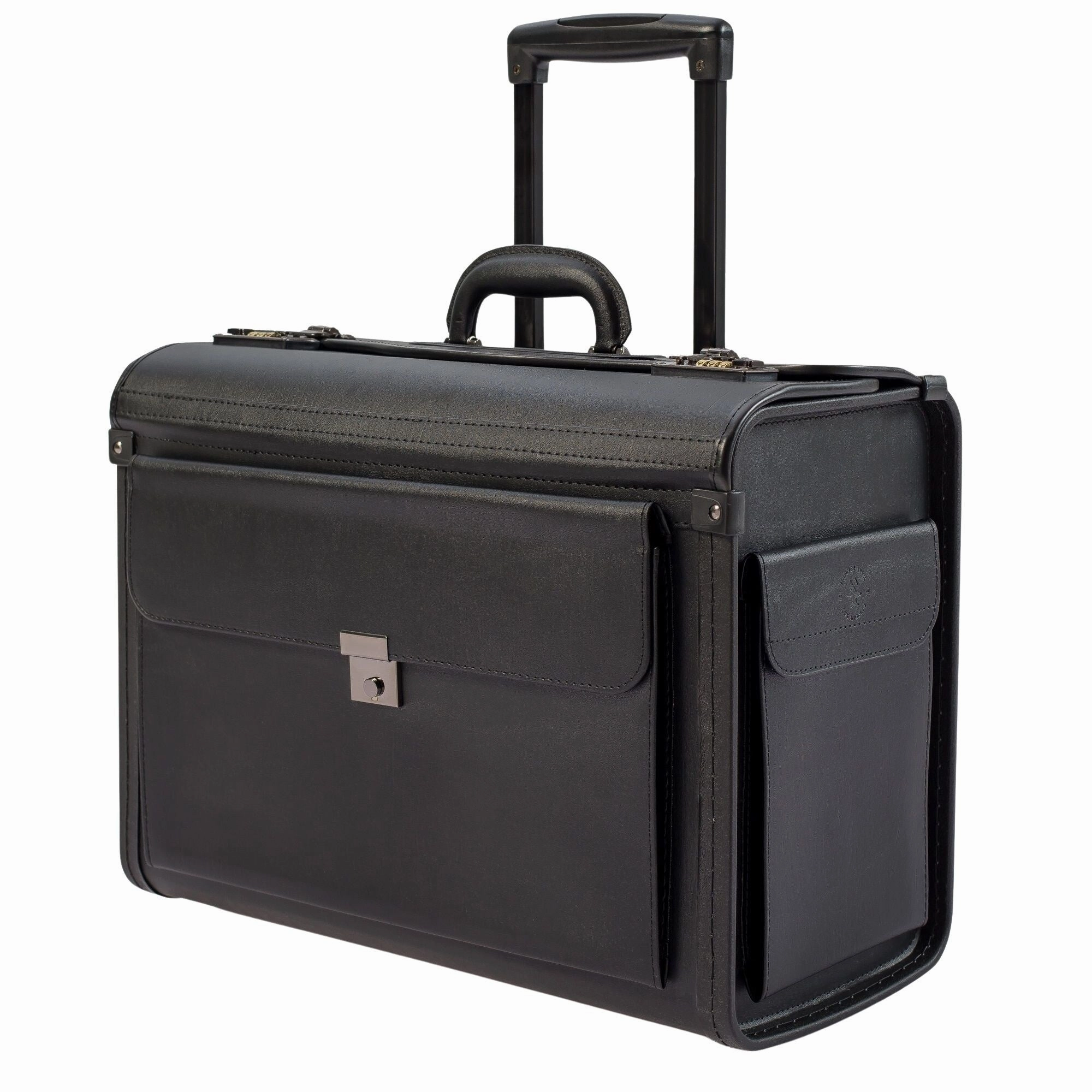 Hammer Anvil 19 Wheeled Briefcase Rolling Case Sales Sample Pilot Lawyer Attache - One Size