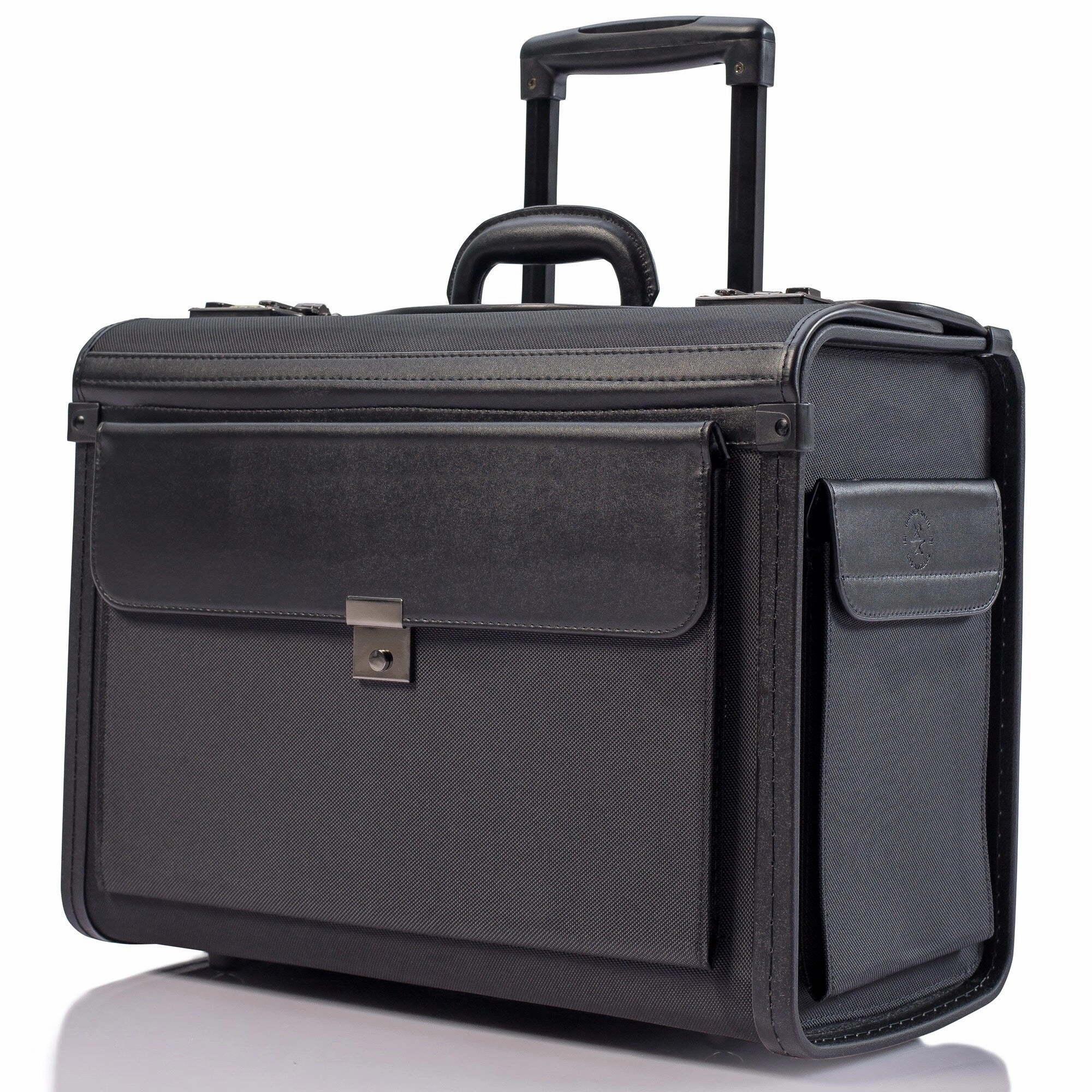 Hammer Anvil 19 Wheeled Briefcase Rolling Case Sales Sample Pilot Lawyer Attache - One Size