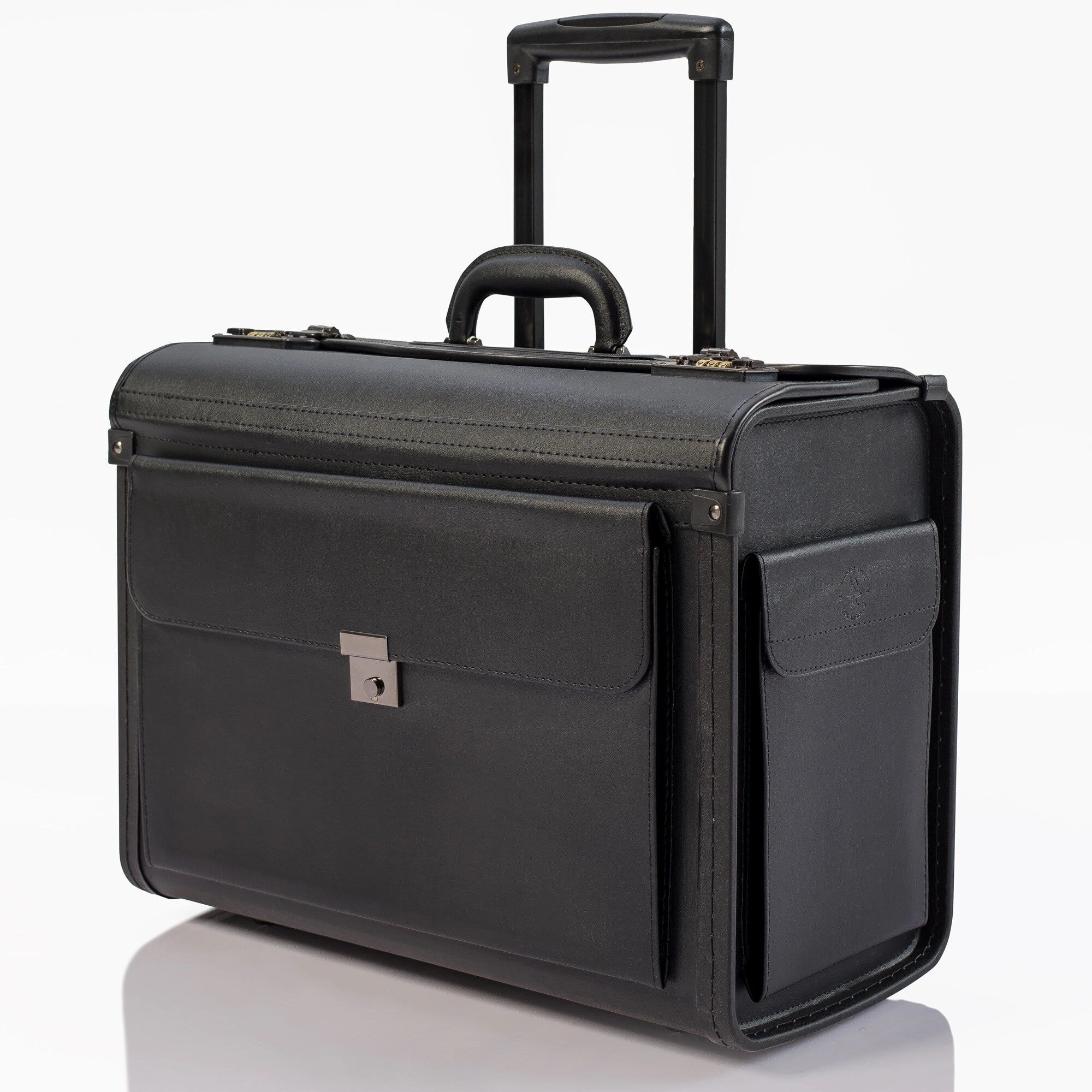 Hammer Anvil 19 Wheeled Briefcase Rolling Case Sales Sample Pilot Lawyer Attache - One Size