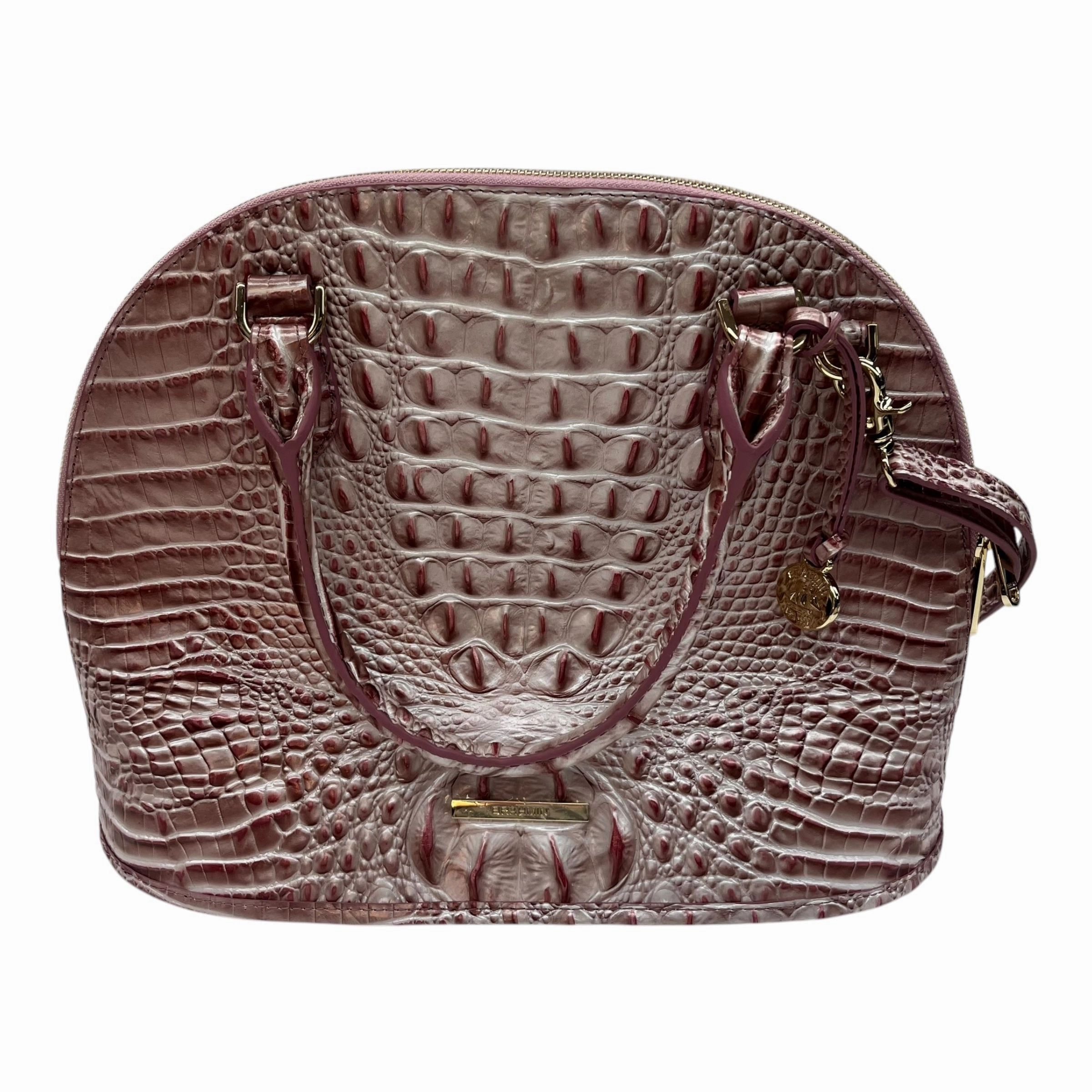 Handbag Designer By Brahmin In Pink, Size:Medium