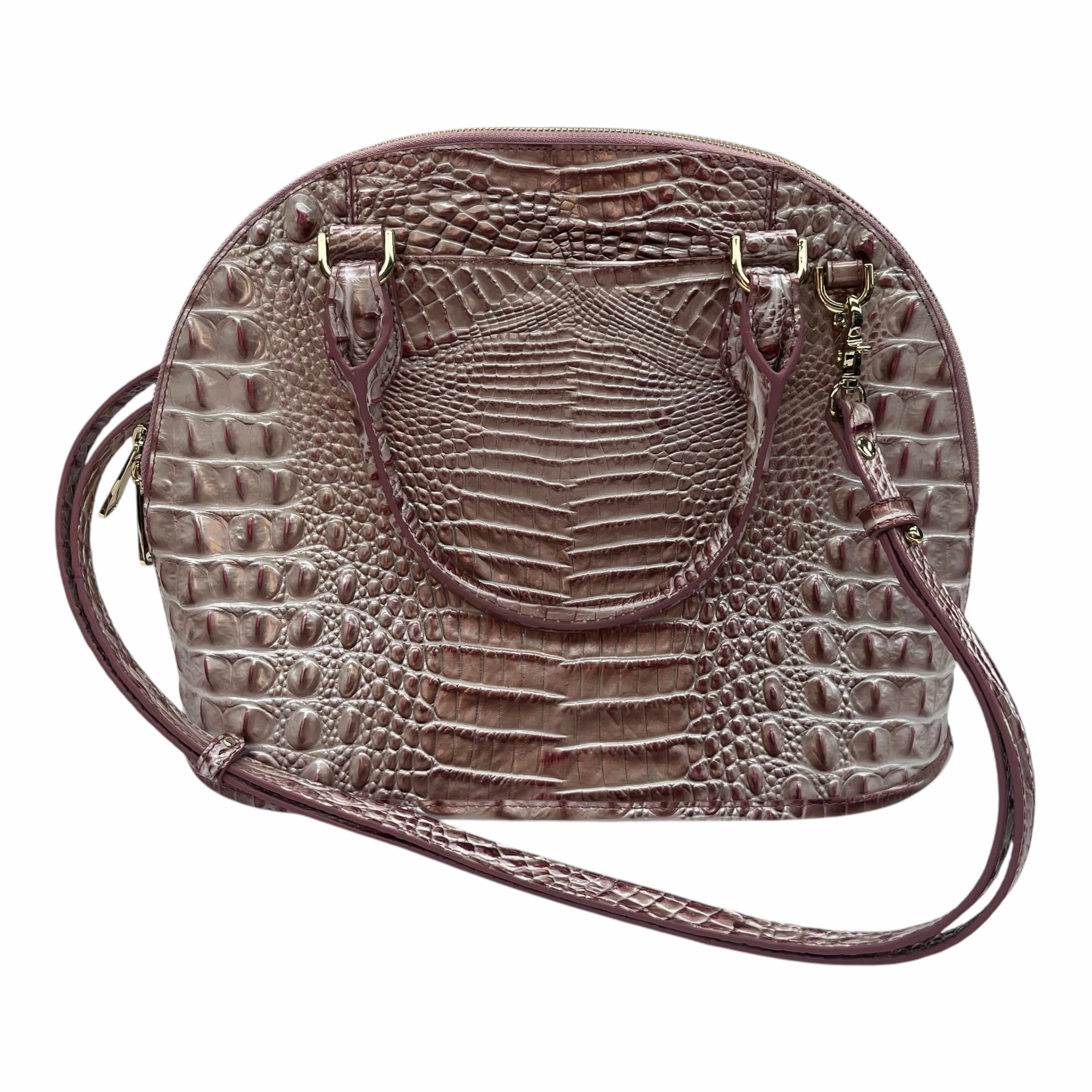 Handbag Designer By Brahmin In Pink, Size:Medium