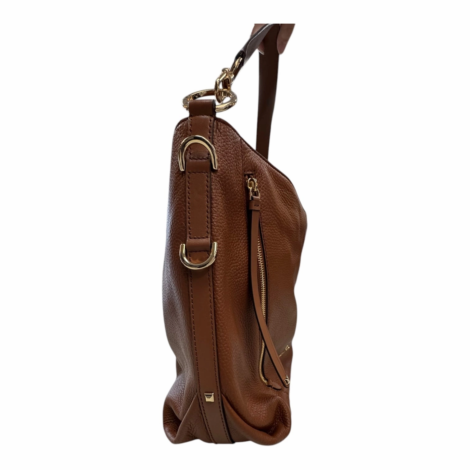 Handbag Designer By Michael Kors In Brown, Size:Large
