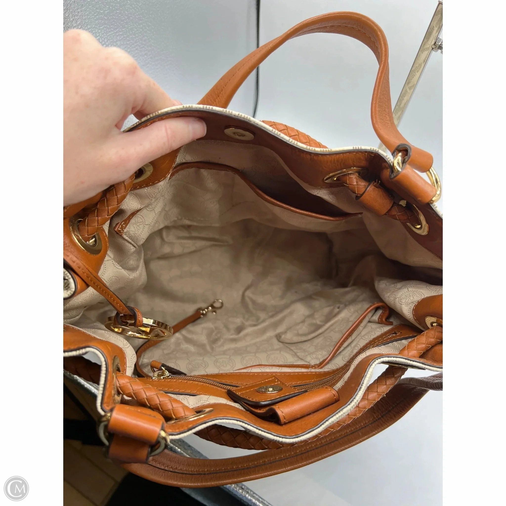 Handbag Designer By Michael Kors, Size: Large