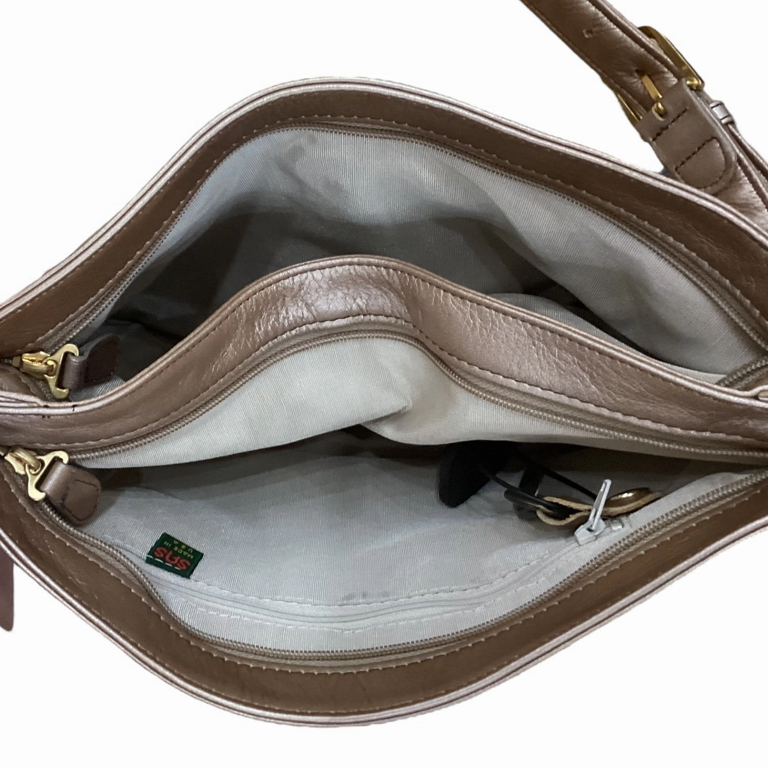 Handbag Designer By Sas, Size: Medium
