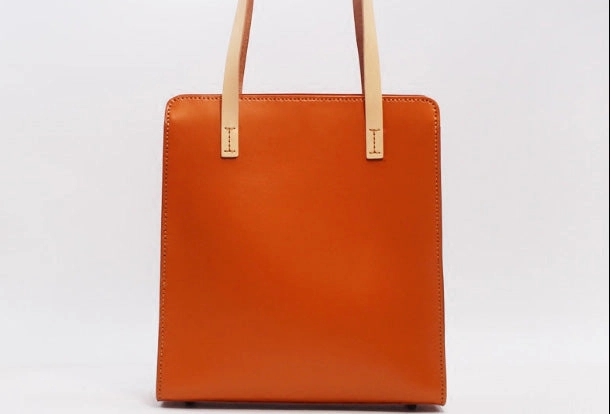 Handmade Leather Tote Purse Handbag Shoulder Bag Large for Women Leather Shopper Bag