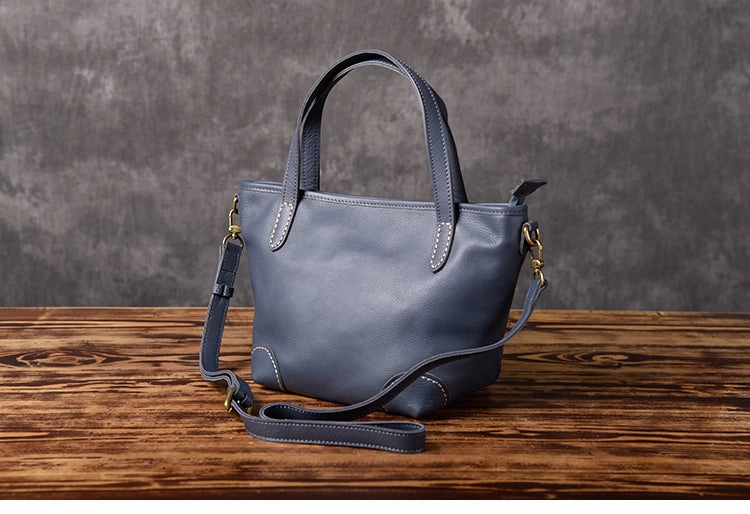 Handmade Leather Women Small Tote Handbag Shoulder Bag For Women