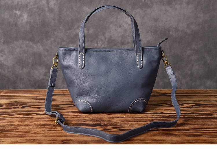 Handmade Leather Women Small Tote Handbag Shoulder Bag For Women