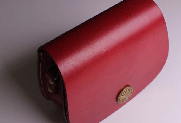 Handmade Leather Womens Saddle bag Shoulder bag leather crossbody bags for women