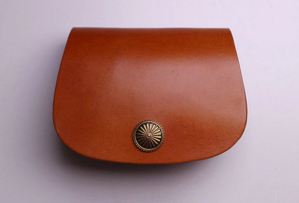 Handmade Leather Womens Saddle bag Shoulder bag leather crossbody bags for women