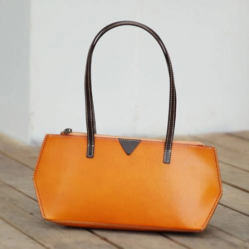 Handmade Vintage Womens Red Leather Handbags Unique Leather Womens Shoulder Purse