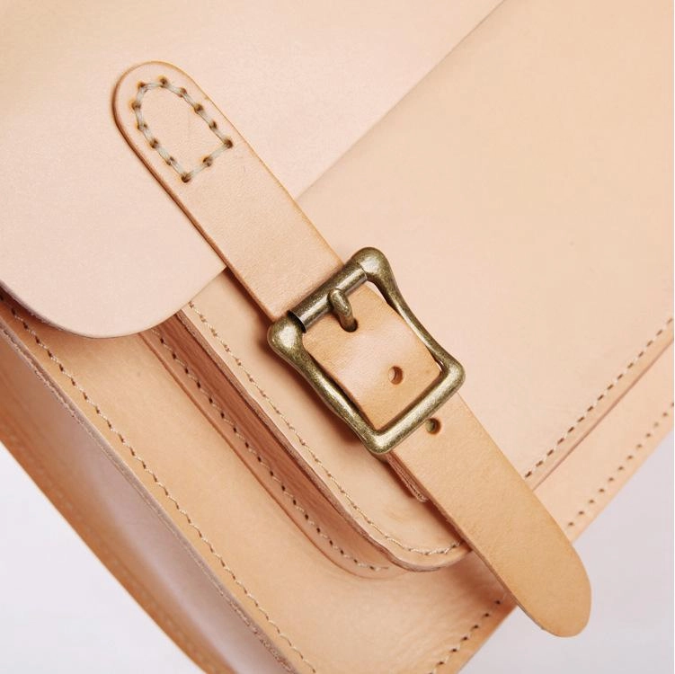 Handmade Womens Coffee Leather Satchel Shoulder Bag Cambridge Structured Satchel Handbag Purse for Men