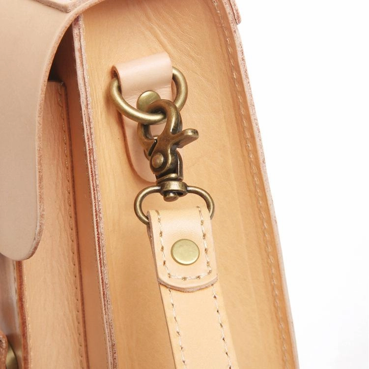 Handmade Womens Coffee Leather Satchel Shoulder Bag Cambridge Structured Satchel Handbag Purse for Men