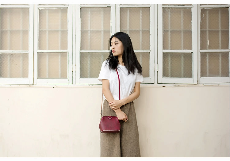 Handmade Womens Green Leather Small doctor Purse shoulder doctor bags for women