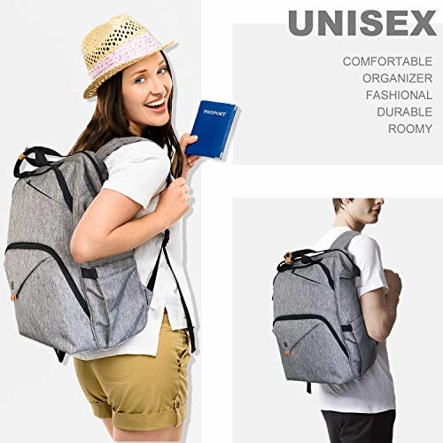 Hap Tim Laptop Backpack 15.6/14/13.3 Inch Laptop Bag Travel Backpack for Women/Men Waterproof