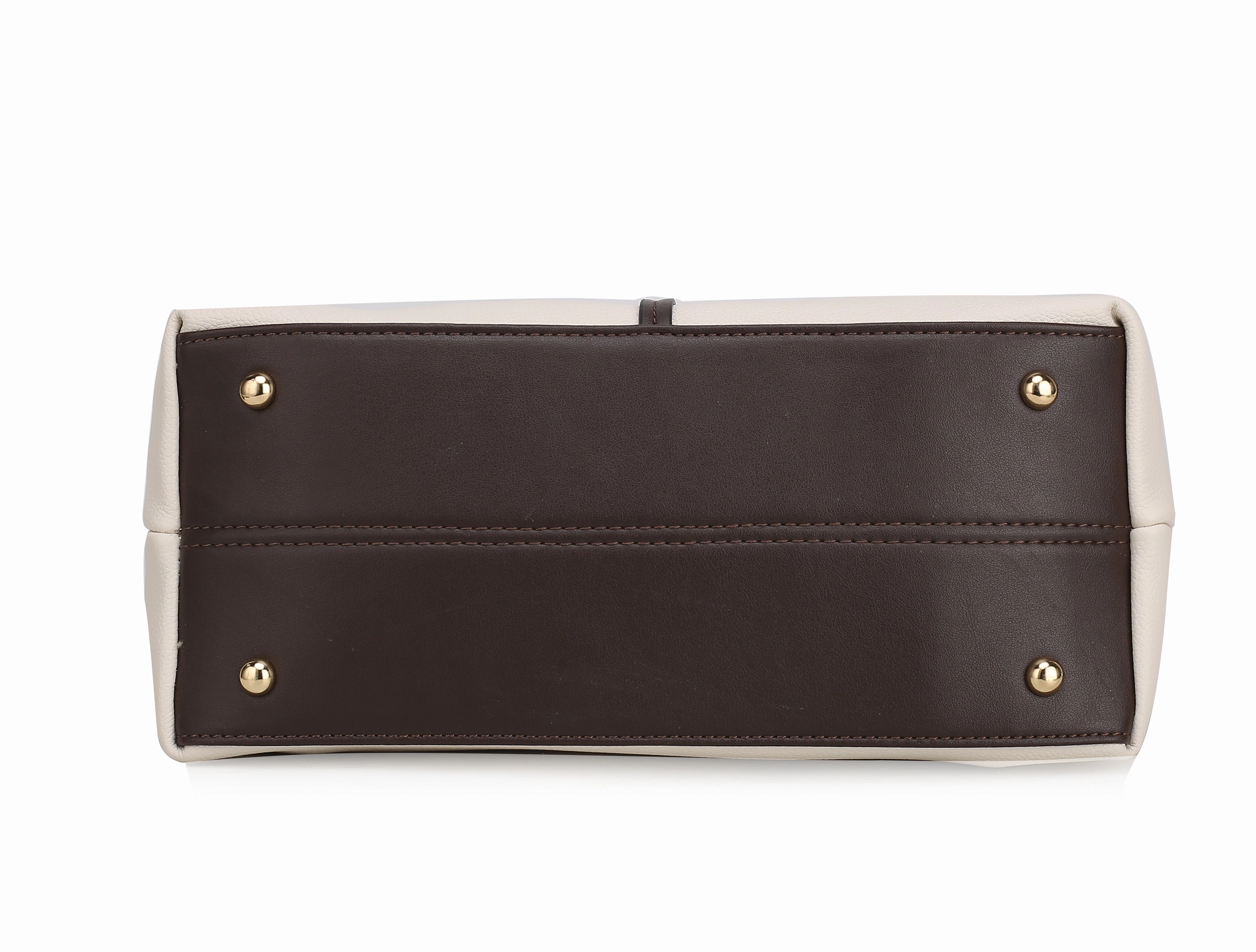 Harper Vegan Color Block Leather Womens Shoulder Bag