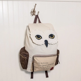 Harry Potter Backpack Hedwig Owl Hogwarts Letter Laptop Rucksack - One Size