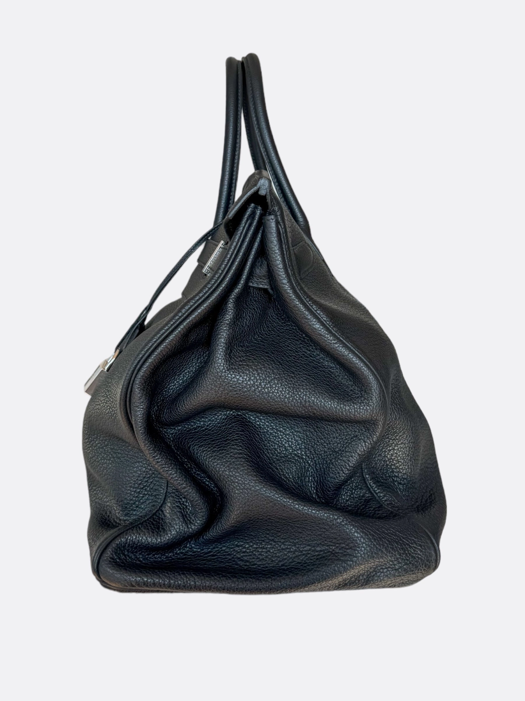 Hermes Black Epsom Birkin 50