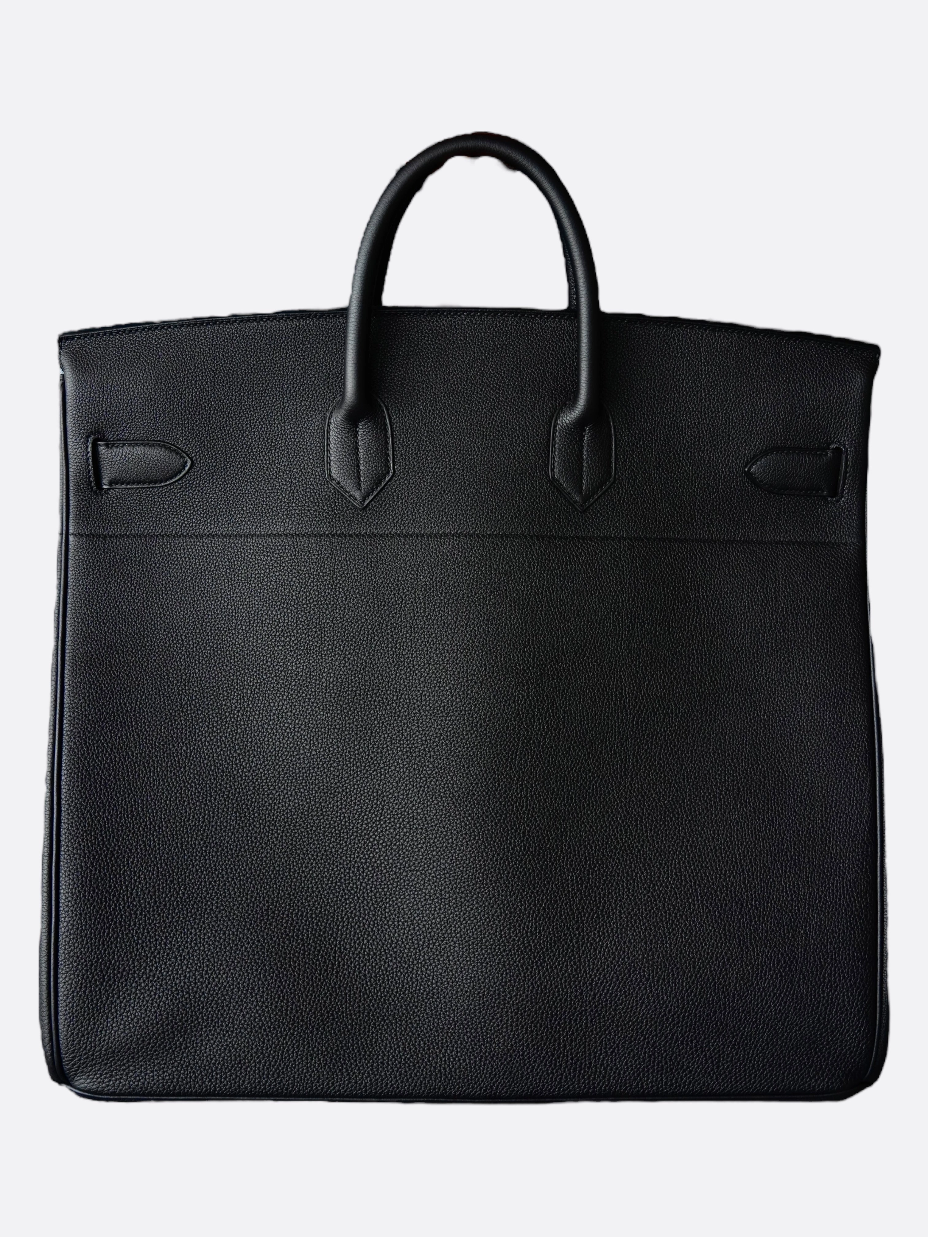 Hermes Black Togo Multipocket Hac Birkin 50